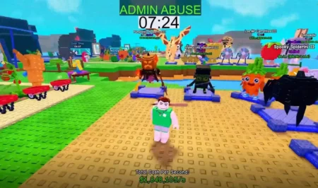 Plants vs Brainrots admin abuse