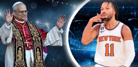 Spike Lee Presents Pope Leo XIV with Custom Knicks Jersey in Historic Vatican Meeting Pope Knicks jersey