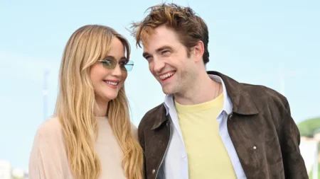 Robert Pattinson Reacts to Viral Trash Can Food Incident with Jennifer Lawrence Robert Pattinson trash can food
