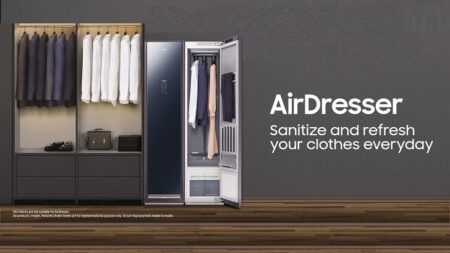 Samsung Bespoke AirDresser Launches in India to Sanitize Clothes Without Detergent