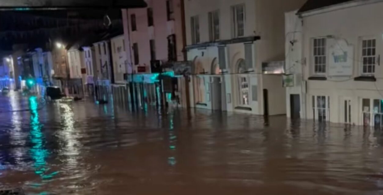 Storm Claudia flooding