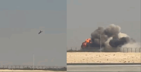 Tejas fighter jet crash