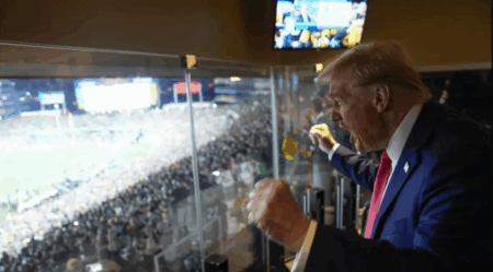 Trump NFL game attendance