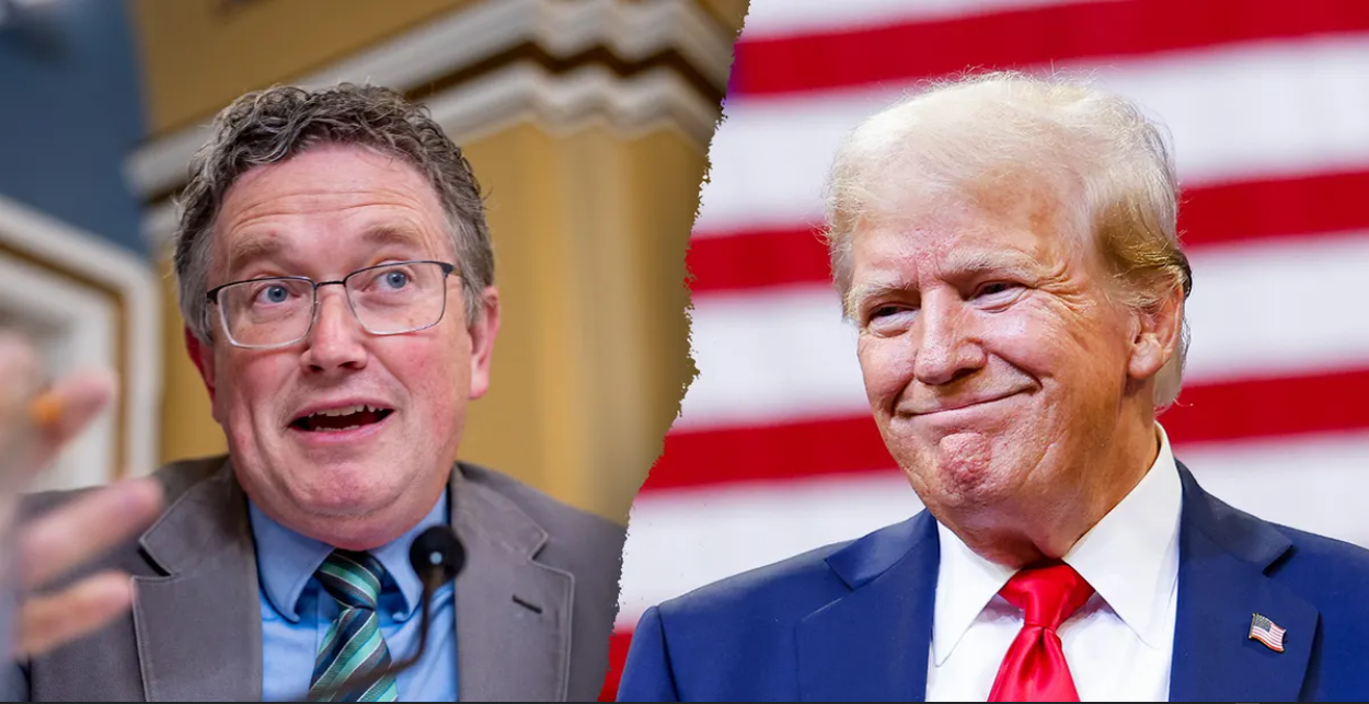 Trump Thomas Massie attack