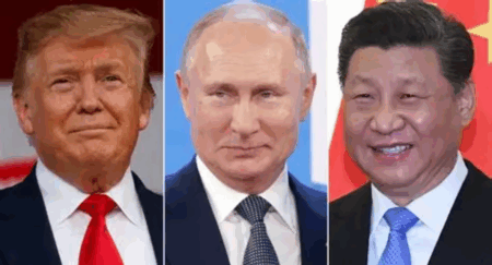 Trump Calls Xi and Putin “Serious” Leaders in Rare Praise Trump Xi Putin