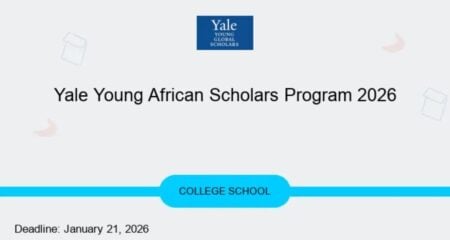 Yale Visiting African Scholars Fellowship