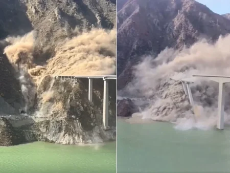 Hongqi Bridge Collapse: New Sichuan Infrastructure Fails After Landslide Hongqi Bridge Collapse: New Sichuan Infrastructure Fails After Landslide