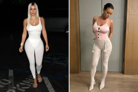Kim Kardashian copying Bianca Censori