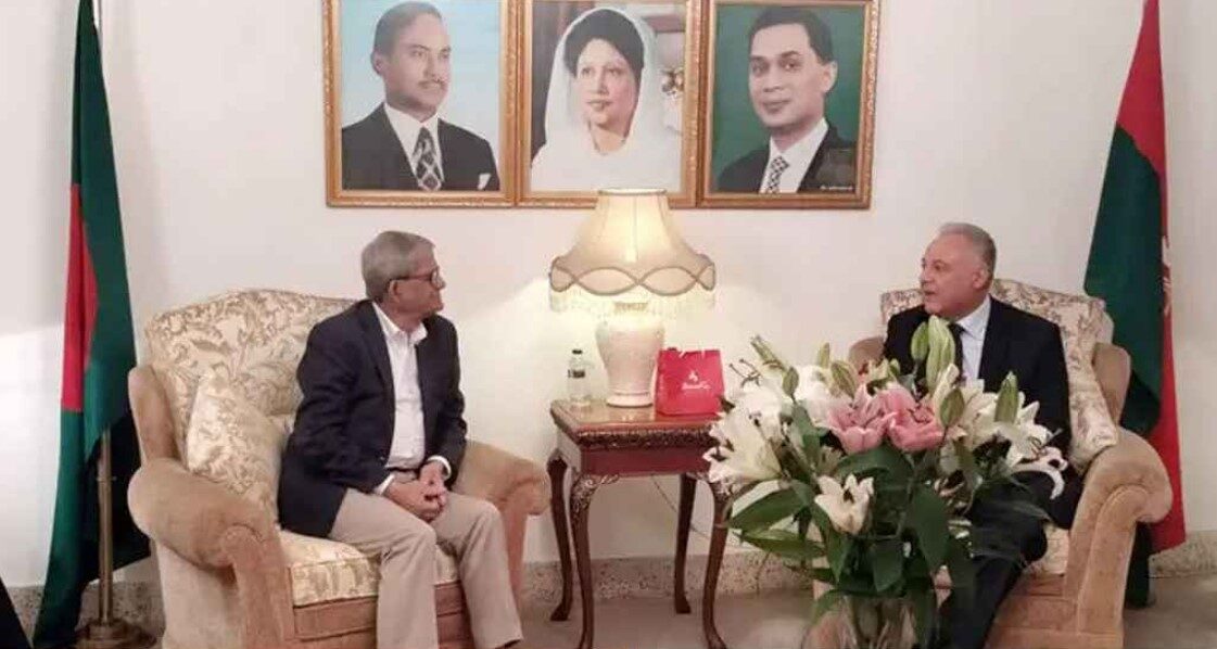 মিশর রাষ্ট্রদূতের সাক্ষাৎ