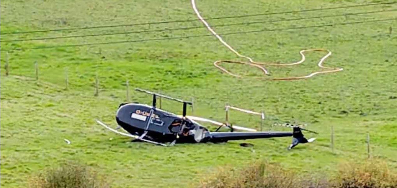 ব্রিটিশ হেলিকপ্টার বিধ্বস্ত