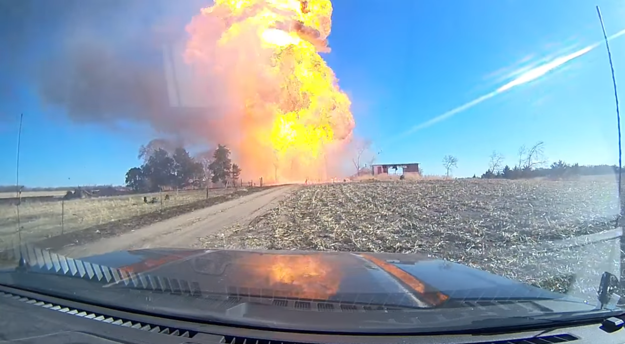 Lancaster Propane Tank Fire Sends Massive Plume Over Los Angeles County