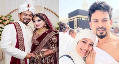 অবশেষে ধার্মিক পাত্র খুঁজে পেলেন প্রিয়াঙ্কা, বিয়ের পরদিনই স্বামীকে নিয়ে মক্কায় প্রিয়াঙ্কা