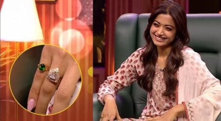 রাশমিকার বাগদানের আংটি