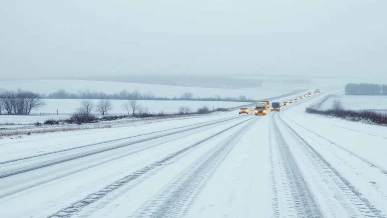Thanksgiving Snowstorm Disrupts Travel with Heavy Snow and Dangerous Roads