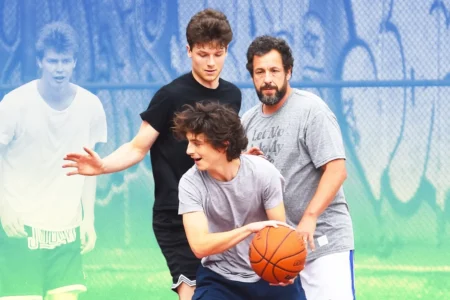 Adam Sandler Timothée Chalamet Reunion