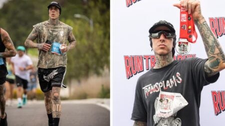 Travis Barker Opens Up About His Passion for Running Travis Barker running