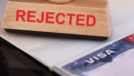 B-1 visa rejection