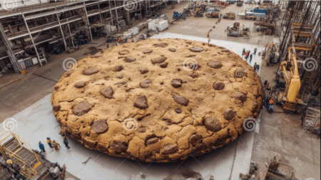 world's largest holiday cookie