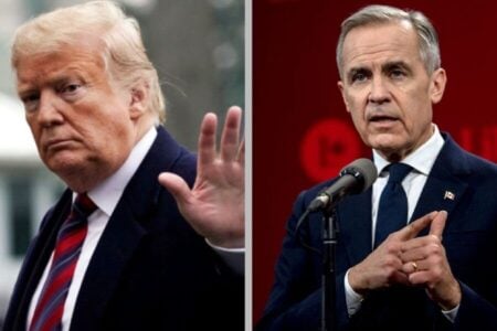 ট্রাম্প- কানাডার প্রধানমন্ত্রী