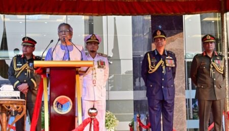 যথাযথ মর্যাদায় সশস্ত্র বাহিনী দিবস উদযাপিত