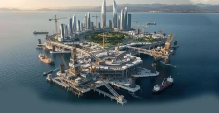 সমুদ্রে কৃত্রিম দ্বীপ পাকিস্তান