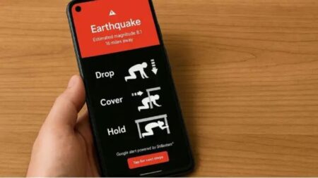 স্মার্টফোনে ভূমিকম্পের অ্যালার্ট সিস্টেম