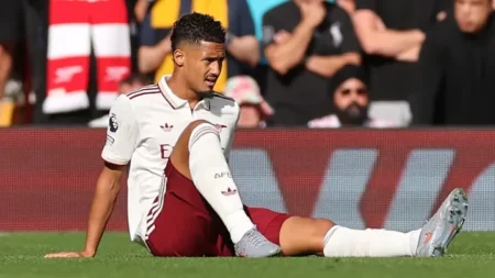 William Saliba injury