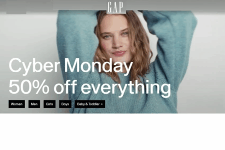 Gap Cyber Monday Sale 2025: Sitewide 50% Off Deals and Viral Collabs