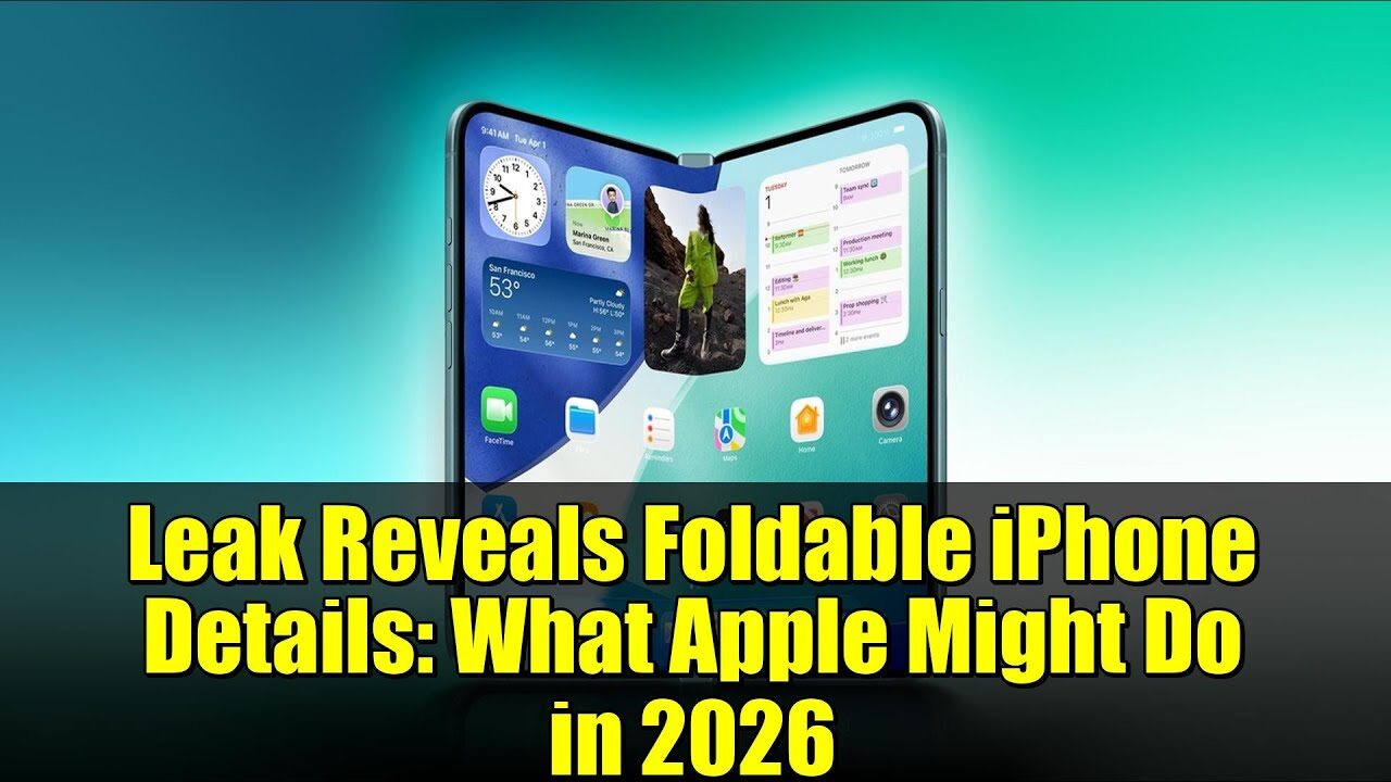 Apple Foldable iPhone Leak Reveals Major Design and Hardware Firsts