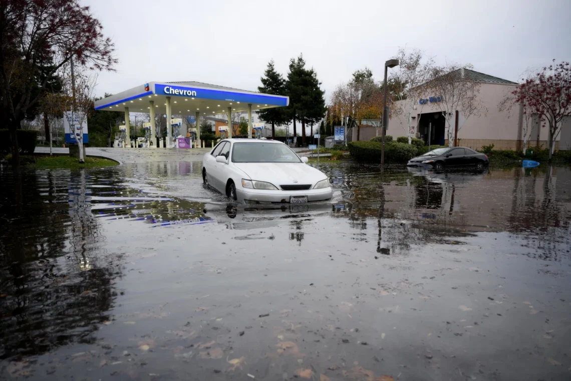 California winter storm