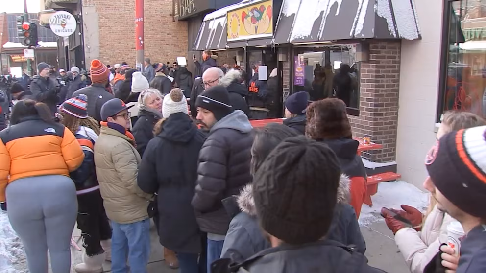 Chicago's Free Hot Dog Frenzy Shows a City Believing in Its Bears Again