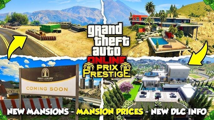 Clout Canyon GTA Online's Mansions Update Unleashes Five Luxury Rides