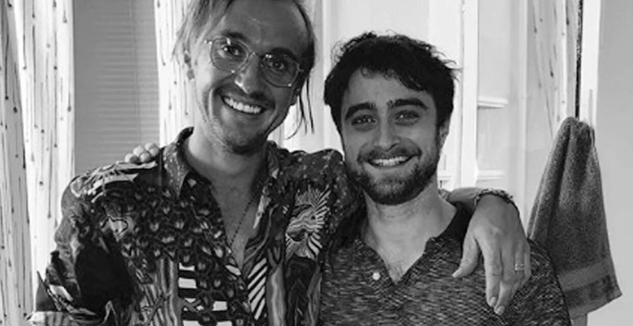 Daniel Radcliffe and Tom Felton Reunite in Magical New York Moment