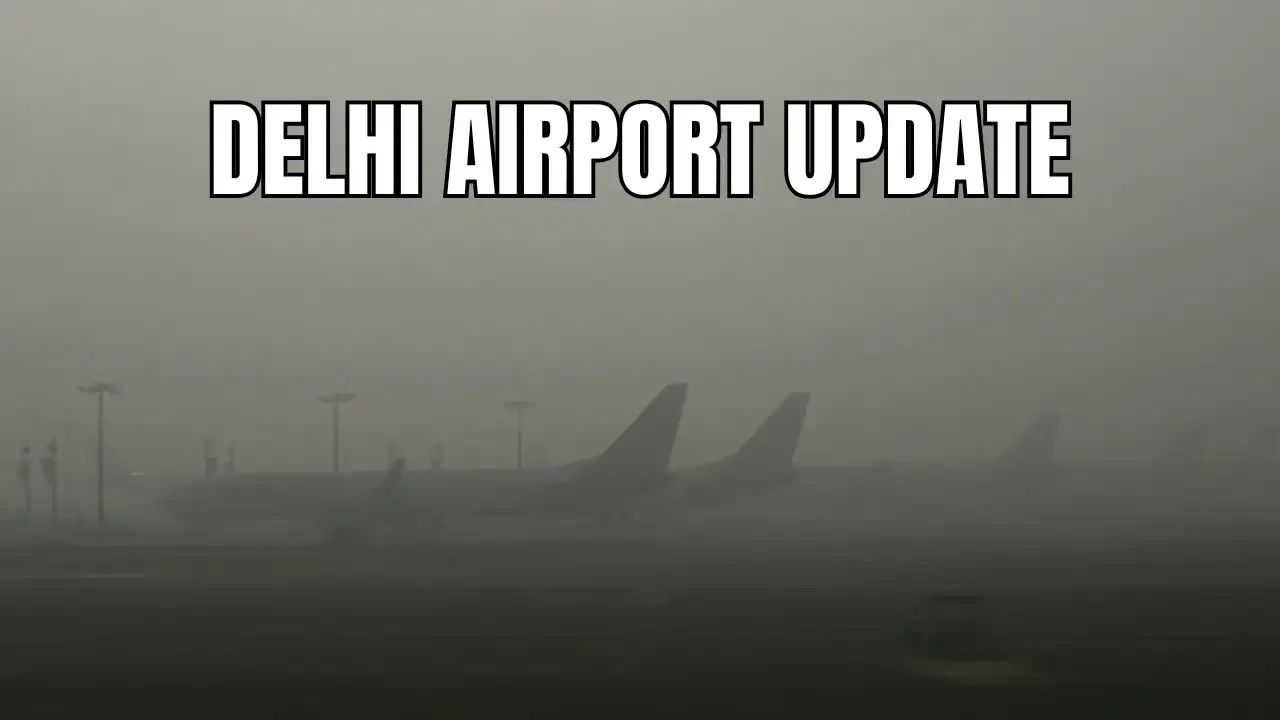 Delhi Fog Chaos: 128 Flights Cancelled, Visibility Plummets to 50 Metres