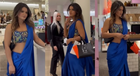 Indian-origin entrepreneur saree