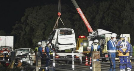 Japan expressway crash