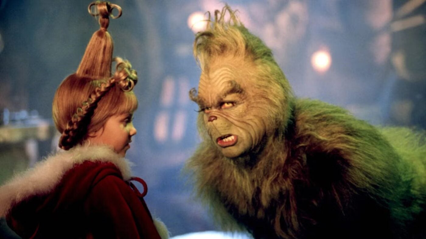Jim Carrey Grinch set incident