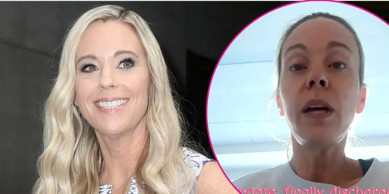 Kate Gosselin leg injury