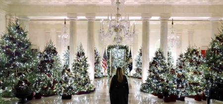 Melania Trump Christmas ornament