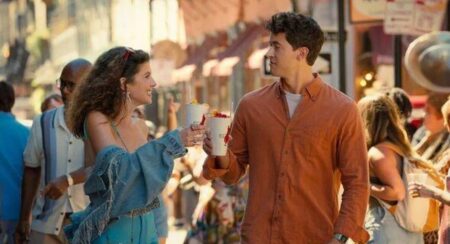 Netflixs New Travel Romance Trailer Sparks Chemistry Between Leads Netflix