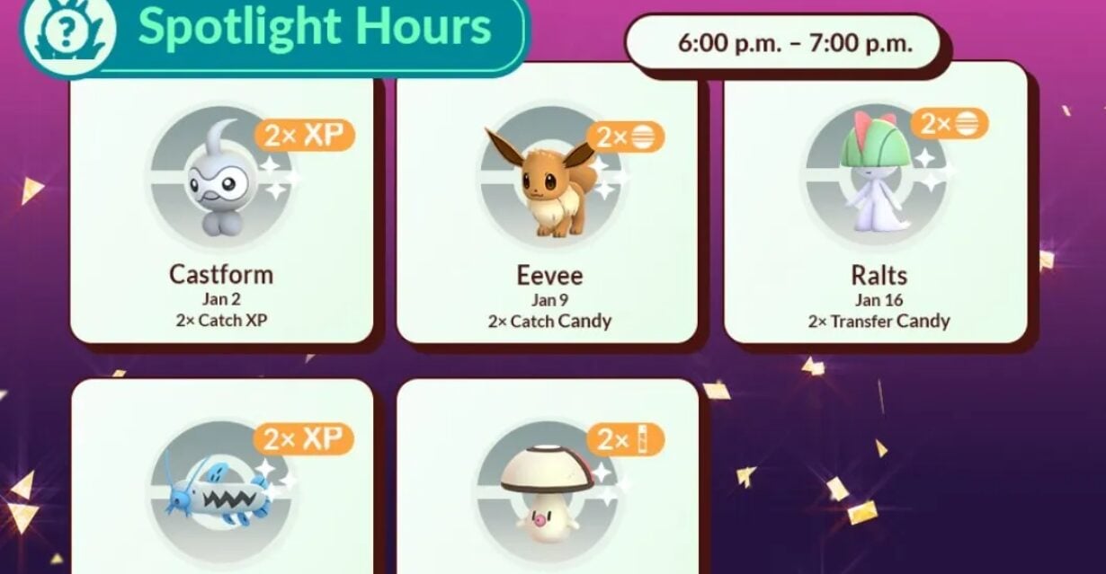 Pokemon GO Spotlight Hour