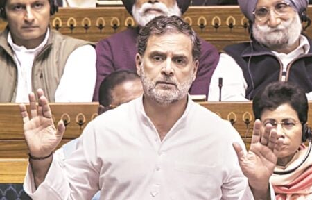 Rahul Gandhi flags air pollution as AQI in Delhi nears ‘severe’ category, Kiren Rijiju says govt ready to discuss