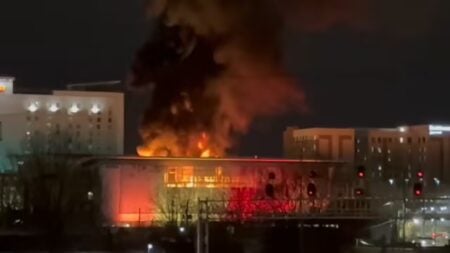 Raleigh Convention Center Fire Massive Blaze Engulfs North Carolina Landmark