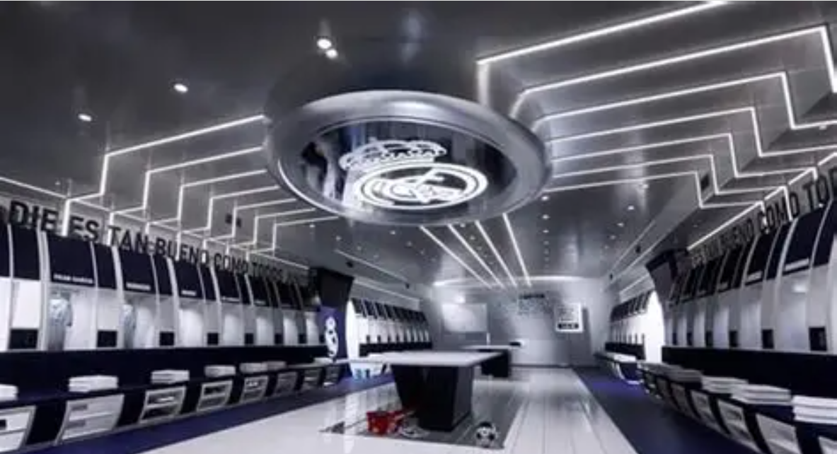Real Madrid dressing room
