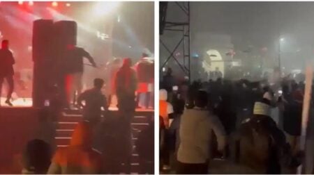 James concert attack