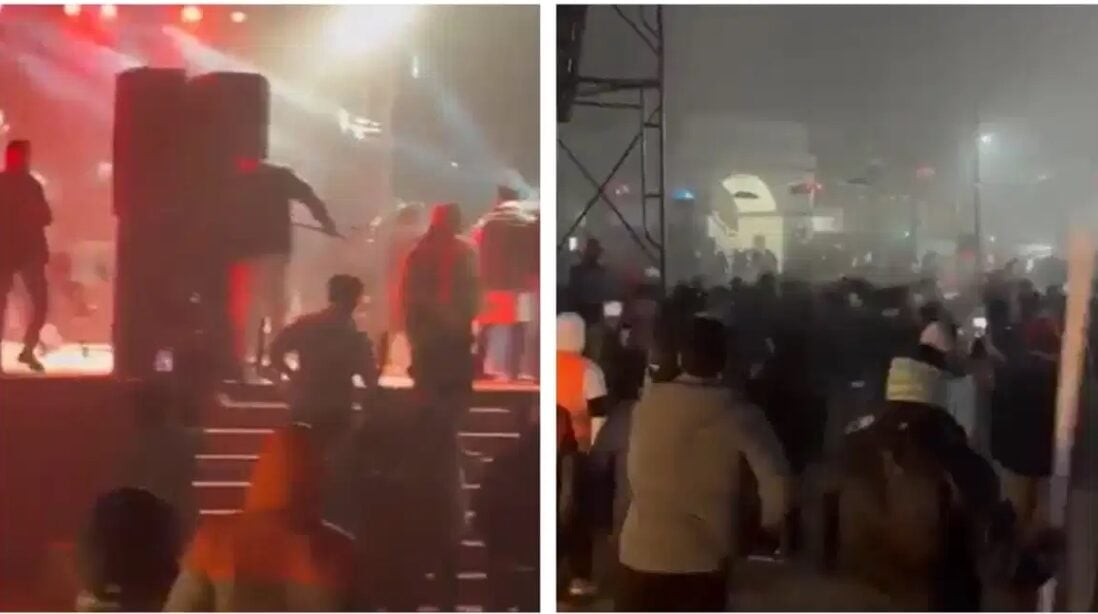 James concert attack