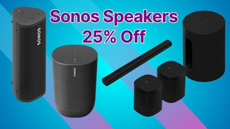 Sonos Last-Minute Sale Offers 25% Off Top Speakers and Soundbars