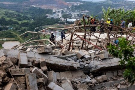 South Africa temple collapse