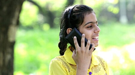 Talking on Cell Phone