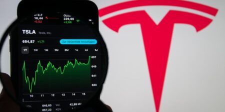 Tesla stock surge